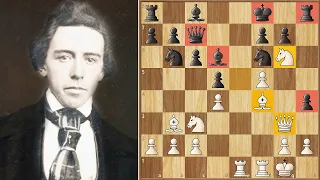 Mysterious Mr. Potier || Morphy Starts The 8 Player Blindfold Simul in Paris!