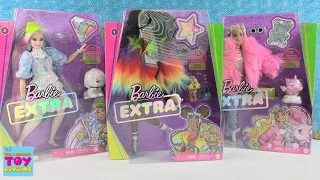 Barbie Extra Fashion Doll Unboxing Review Dolls 1 2 & 3 Collectible Fun | PSToyReviews
