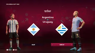 FIFA 23 - Argentina vs. Uruguay - FIFA World Cup Qatar Final | PS5™ Gameplay [4K 60FPS] Next Gen