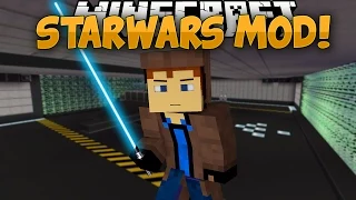 Minecraft Mods | STAR WARS MOD!! | Lightsabers, The Force, & MORE! | Mod Showcase