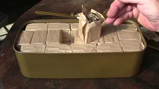 Opening a tin of Russian 7N6 5.45x39 Ammo