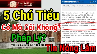 Trực Tiếp Thiền Am 5 Chú Tiểu Tịnh Thất Bồng Lai Của Thầy Ông Nội Lê Tùng Vân Mồ Côi? Luật Sư Vlogs