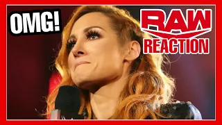 BECKY LYNCH FORFEITS WWE RAW WOMEN'S CHAMPIONSHIP Reaction - WWE RAW 5/11/20