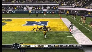 SuperBowl | Madden 11 Play| Packers vs Steelers