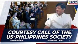 Courtesy Call of the US-Philippines Society 01/30/2023