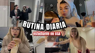 RUTINA DIARIA 7am ESTUDIANTE en USA🇺🇸