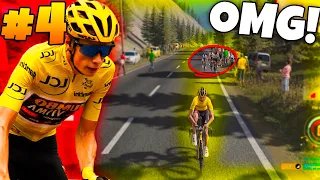 VINGEGAARD DESTRUERE POGACAR??? - Jumbo Visma #4: Dansk Tour De France 2022 PS4/PS5 (PS5 Gameplay)