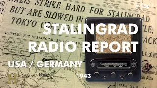 156 #Russia 1943 ▶ Battle of Stalingrad - Radio Report (January 43) USA Voice of America