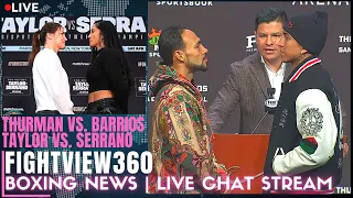 Thurman vs. Barrios Press Conf. RECAP | Taylor & Serrano FACE/OFF In NYC | Hearn Helwani Sit Down |