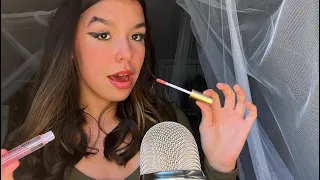 ASMR lipgloss application❤️💄