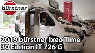 bürstner Ixeo Time 30 Edition IT 726 G 2019 Motorhome 7,14 m