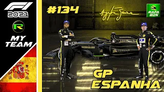 A VOLTA FOI NA GROSSERIA - F1 2021 MY TEAM 50% GP ESPANHA PARTE #134