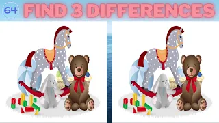 Find 3 Differences in 90 Seconds | 3 Games | Exercise Your Brain | Video 367