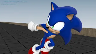 OK KO Sonic-Reanimated Collab Animation Shot WIP