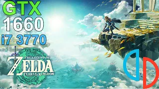 The Legend of Zelda: Tears of the Kingdom GTX 1660 - i7 3770 - Yuzu