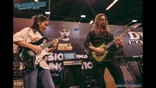 Li-sa-X & Kiko Loureiro DV Mark NAMM Booth - Anaheim, CA 1.27.19