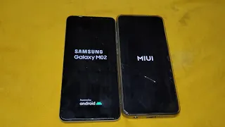 Samsung M02 vs Redmi Note 9 pro reboot speed test