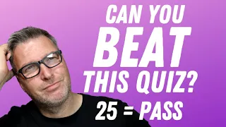 How Many Can You Answer? | 25 =  PASS  | General Knowledge Trivia Quiz Game | Best Quiz