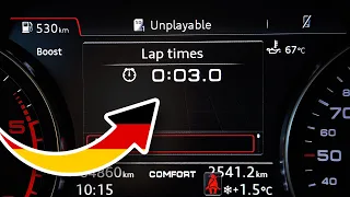 Audi Q5 (FY) lap timer, oil temperature, boost gauge, shift light activation