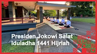 Presiden Jokowi Salat Iduladha 1441 Hijriah, Istana Bogor, 31 Juli 2020