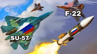 This video proves that the Su-57 is armed and dangerous | US Sends 4 F-22 Raptors to Ukraine