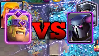 Evolved Barbarians Team VS Pekka+Mega Knight Team - Clash Royale 🔥💪