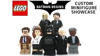 LEGO BATMAN BEGINS Custom Minifigure Showcase