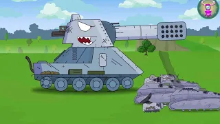 Pasukan tank baja. Animasi tentang tank. Kartun tentang tank. Мир танков и больших сражений.