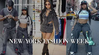 NYC Fashion Week Vlog! GRWM for My First Photoshoot, Meeting Quavo, & More! |Double C