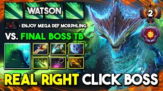 REAL RIGHT CLICK BOSS By Watson Morphling Max Slotted Item Build Vs. Final Boss Range Demon TB DotA2