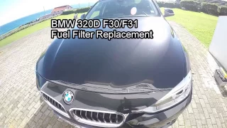 BMW 320 D Fuel Filter F30 F31 Replacement