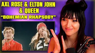 Axl Rose / Elton John / Queen - Bohemian Rhapsody | FIRST TIME REACTION | Live