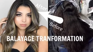 BALAYAGE HAIR VLOG: FROM DARK TO LIGHT!  | (SPANGLISH)