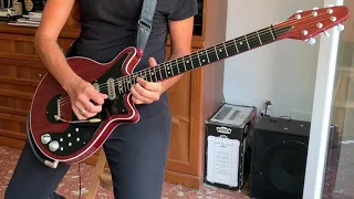 I Was Born To Love You (solo) - one take using AmpliTube