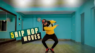 Top 4 Hip-Hop Dance Steps l Old School l Middle School & New School With Names