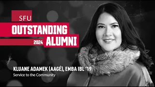 Kluane Adamek (Aagé) | Outstanding Alumni Awards 2024