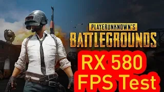 PlayerUnknown's Battlegrounds RX 580 8GB OC  1080p Ultra   High   Medium  FRAME RATE TEST