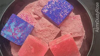 🩷 Pink n 💜 Purple Dip Dyed Crunchy Dusty Blocks