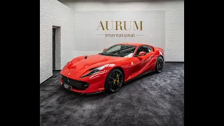 [2020] Ferrari 812 Superfast Rosso Scuderia Interior Exterior Walkaround by AURUM International [4K]