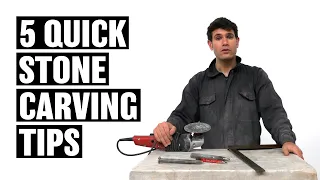 5 Quick Sculpture & Stone Carving Tips | Sculpture Tutorial