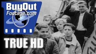 HD Historic Stock Footage - BERLIN AIRLIFT FOR KIDS