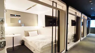 Luxury FIRST CLASS Capsule Hotel Experience near Tokyo Station🇯🇵カプセルホテル 東京 ファーストキャビン😊