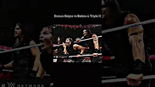 Roman Reigns vs Batista | Triple H Cheating With Roman, The Shield Revenge #shorts