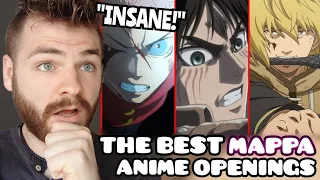 First Time Reacting to "The Best ANIME Openings Of All Time" | MAPPA STUDIO EDITION | New Anime Fan!