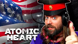 Американец СНОВА играет в Atomic Heart #2