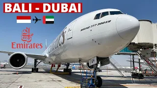 Emirates Airlines | Bali to Dubai | B777-300 ER two class | Emirates Economy | Trip Report