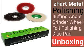 How To Chrome polishing pad Unboxing