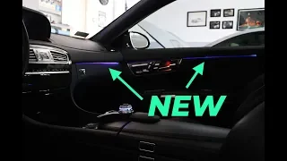 Custom Ambient Lighting Mercedes W216 W221