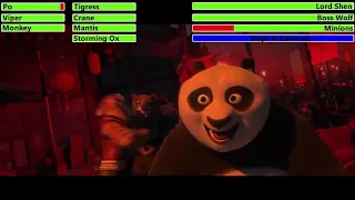 Kung Fu Panda 2 (2011) Final Battle with healthbars 1/2