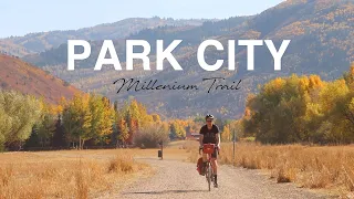 Biking the Millenium Trail in Park City, Utah